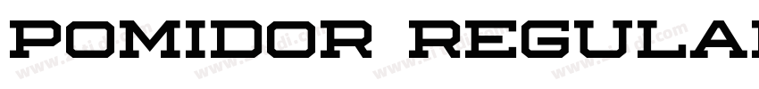 Pomidor Regular字体转换
